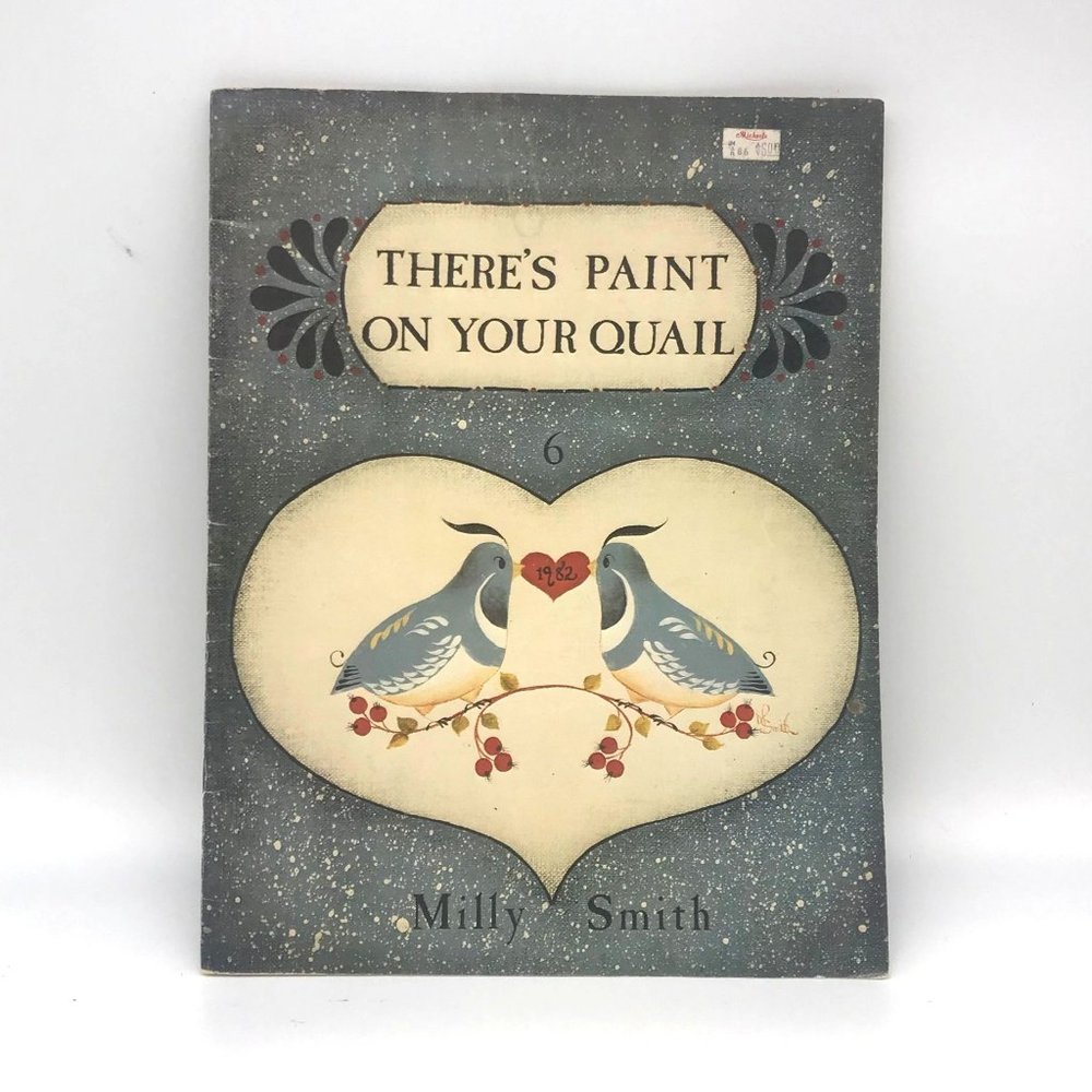 Vintage Arts and Crafts Book, Patterns and Instructions 1982 There's Paint
